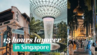 13 HOURS LAYOVER IN SINGAPORE  WHAT TO DO [upl. by Loring]