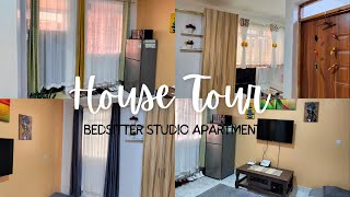 FROM A TWO BEDROOM APARTMENT TO A BEDSITTER 😎  DETAILED minimalistic STUDIO HOUSE TOUR  ideas [upl. by Peterson]