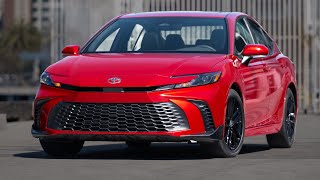 Toyota New Camry SE AWD 2025 Supersonic Red Details [upl. by Bridwell]