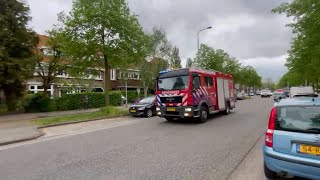 Rijopleiding Brandweer TS 027467 met spoed door Leeuwarden [upl. by Aiekan613]