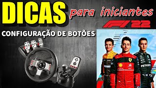 F1 2022  TUTORIAL  COMO CONFIGURAR VOLANTE  BOTÕES [upl. by Netsirt762]