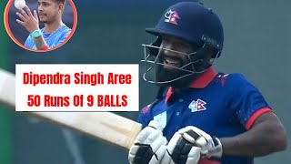 Nepal Vs Qatar Cricket Highlight  Dipendra Singh Aree Smashes 6 Sixes In A Row [upl. by Archambault]