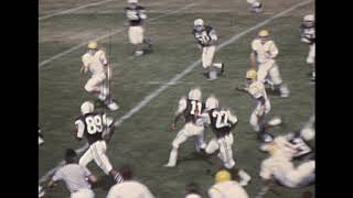 Bubby Holmes Punt Return TD Monessen vs Brownsville 1972 [upl. by Nairadal]