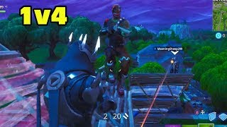 Leland v 4 Takes out 2 Groups amp Saves Teammate Fortnite Season 8 [upl. by Ab]