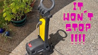 Pressure Washer Stays Running  Fixed [upl. by Sverre]