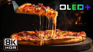 OLED TEST  Best Food in 8K HDR  Dolby Vision™ [upl. by Marigolda]