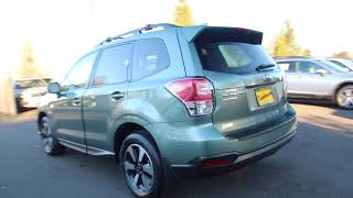 2018 Subaru Forester 25i Premium  Jasmine Green Metallic  JH535201  Tacoma  Kent [upl. by Pratt903]