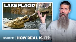 Crocodile Wrangler Rates 12 Alligator Attacks In Movies And TV  How Real Is It  Insider [upl. by Acirretahs]