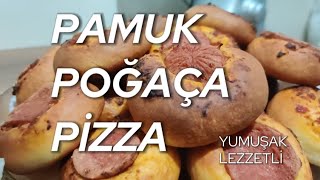 Pamuk Poğaça Pizza Tarifi Yumuşacık ve Lezzetli Poğaça Yapımı [upl. by Enedan]