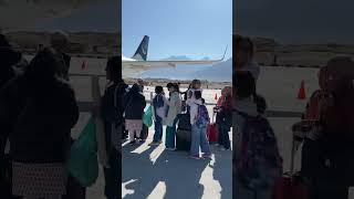 Ready to takeoff flight skardu airport aeroplane flying takeoff gilgitbaltistantourism [upl. by Amadus]