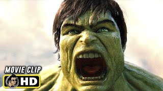 THE INCREDIBLE HULK 2008 University Battle HD Hulk Smash [upl. by Selia]