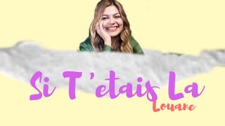 Louane  Si Tetais La Tradução [upl. by Gibbs]