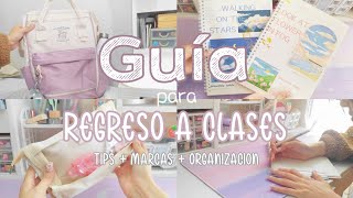 Guía para el regreso a clases 📚🎒 tips de organización [upl. by Pippo]