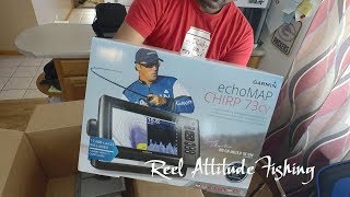 Unboxing And Review Garmin Echomap Chirp 73Cv [upl. by Avek]