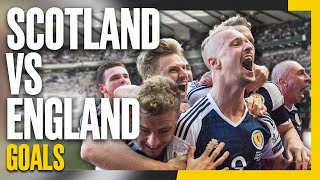 Scotland Goals v England  Griffiths Robertson Souness Dalglish amp More  Scotland National Team [upl. by Cirad549]