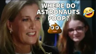 LOVE THIS DUCHESS SOPHIE WHERE DO ASTRONAUTS GO💩TOILETSHORTS CATHERINEFYP shortsfeedsrt funny [upl. by Charpentier]