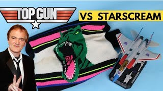 Starscream Masterpiece 7 Transformers Unboxing and Review Versus Top Gun and Quentin Tarantino [upl. by Alberic705]