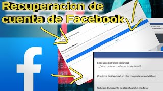 Así recuperas tu cuenta de Facebook recuperacion de contraseña verificación de identidad [upl. by Asin]