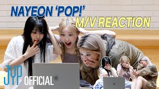 NAYEON quotPOPquot MV Reaction with JEONGYEON CHAEYOUNG [upl. by Rozelle510]