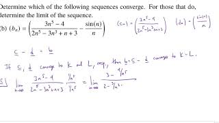 Proving Sequence Convergence With A Squeeze [upl. by Ogdan]