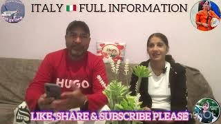 ITALY 🇮🇹 IMMIGRATION FULL INFORMATION IN PUNJABI BY SIMRAN amp SIBIA [upl. by Ylera]