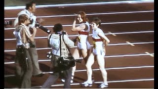 ✘ München 1972 4 x 100m Frauen Staffel Amateuraufnamen [upl. by Haelahk]