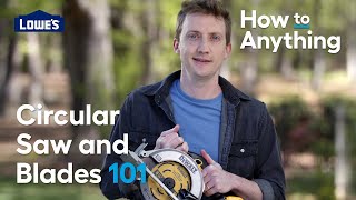 Circular Saw and Blades 101  How To Anything [upl. by Nyltiak]