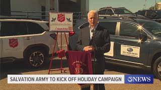 Salvation Army to ring in holiday campaign [upl. by Rebeh]