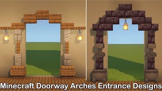 ✔️ Minecraft 119  4 Simple amp Amazing Arch Entrance Designs amp Build Ideas   Doorway Entrances [upl. by Nesyaj988]