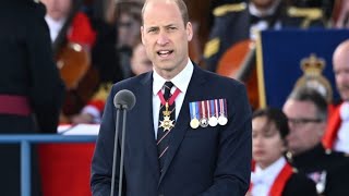 Prince William reads from DDay Veterans Diary in Emotional Speech at Portsmouth DDay event [upl. by Kallista]