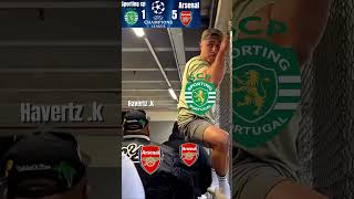 Sporting cp vs Arsenal 15 UCL trending Arsenal [upl. by Jaquelyn]