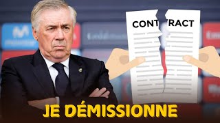 🚨 MADRID NATTENDAIS PAS ÇA  ANCELOTTI LICENCIÉ  SON DÉPART DU REAL MADRID EST CONFIRMÉ [upl. by Adnicaj]