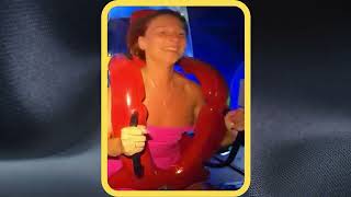 😱😱OMG Puppy Out😱😱 Slingshot Ride Girl ReactionWait for End The secret is OUT Slingshot Ride [upl. by Leboff]