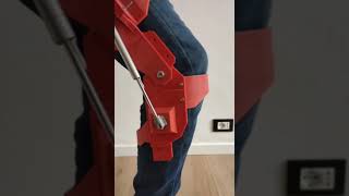 Knee piece for my 3D printed exoskeleton exoskeleton ironman 3dprinting kneepain byonic cyborg [upl. by Oflodor326]