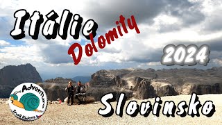 Dolomity a Slovinsko 2024  Moto trip [upl. by Nedra971]