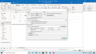 How to Schedule an email in Outlook  Office 365 [upl. by Hiroshi]