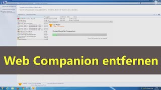 Lavasoft Web Companion deinstallieren [upl. by Ailgna]