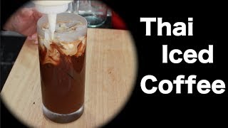 Thai Iced Coffee Recipe กาแฟเย็น  Hot Thai Kitchen [upl. by Davenport832]