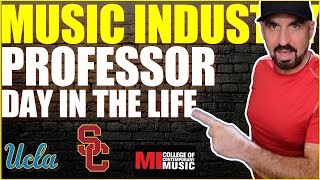 Music Industry Professor  Day in the life With Bobby Borg [upl. by Otila645]