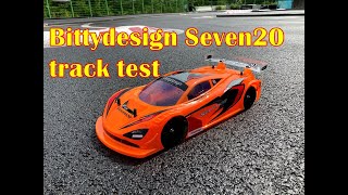 Bittydesign Seven20 110 GT body track test [upl. by Atoiyanap432]