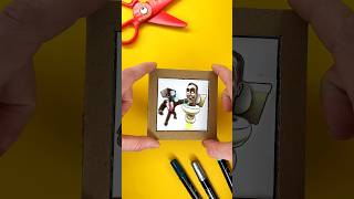 Playing in Paper Craft Game with Skibidi Toilet Heroes 🎮skibiditoilet papercraft game skibidi [upl. by Araeit]