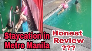 Hotel na may Swimming Pool in Metro ManilaStaycationRed HotelHonest ReviewAnn Family Vlogs [upl. by Nikolai]