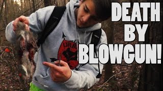 GRAPHIC Blowgun Hunting Ep 10  Toughest Squirrel Ever [upl. by Ullund]