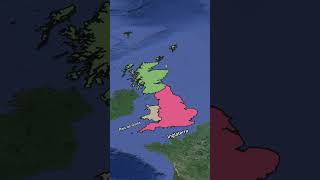 As diferenças entre Inglaterra Grã Bretanha e Reino Unido historia curiosidades historyshorts [upl. by Sezen]