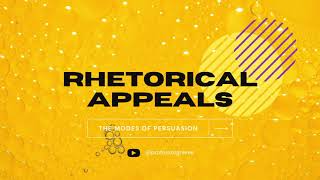 Rhetorical Appeals Ethos Logos amp Pathos [upl. by Jeremias]