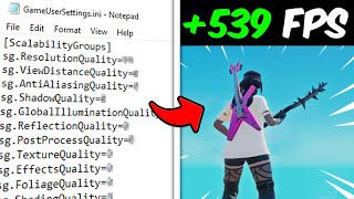 The BEST Game User Settings in Fortnite CHAPTER 5 ULTIMATE FPS [upl. by Barthel219]