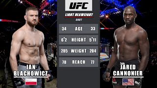 Jan Błachowicz vs Jared Cannonier Full Fight [upl. by Raila]