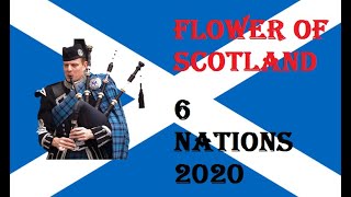 🏴󠁧󠁢󠁳󠁣󠁴󠁿FLOWER OF SCOTLAND WITH LYRICSAVEC PAROLES  MURRAYFIELD 2020  TOURNOI DES 6 NATIONS [upl. by Kirschner874]