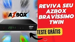 AZBOX Bravissimo twin Configurar CS 2023 [upl. by Halet]