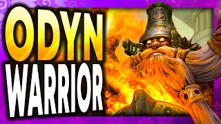 🕹️ Hearthstone  Top 100 Legend  Odyn Warrior Stream  Perils in Paradise [upl. by Ahsinroc]